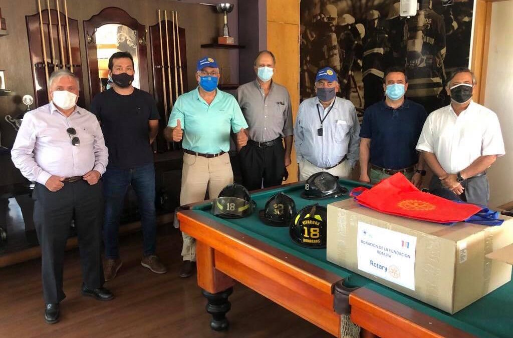 Rotary Club Vitacura participa en subvención de respuesta ante catástrofes